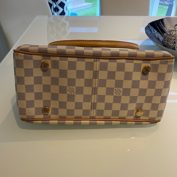 Pre-loved authentic LV FIGHERI DAMIER AZUR PM. - Picture 12 of 14